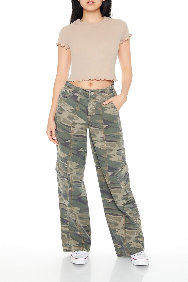 Forever 21 camo joggers womens sale