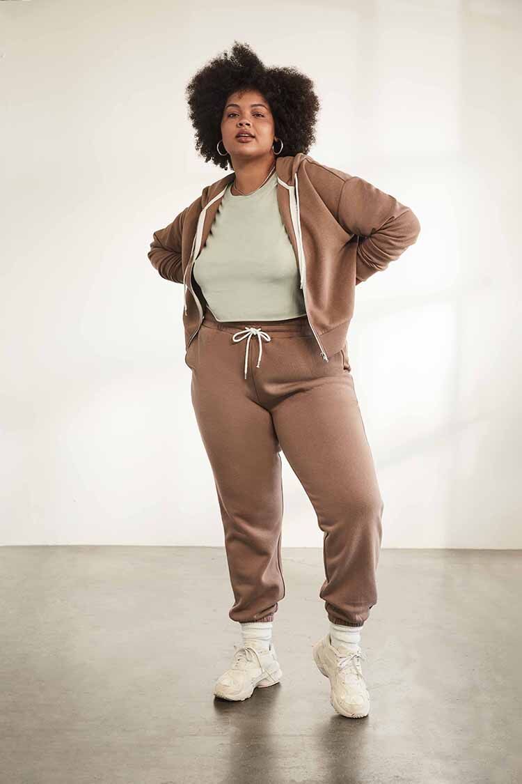 Plus Size Fleece Joggers