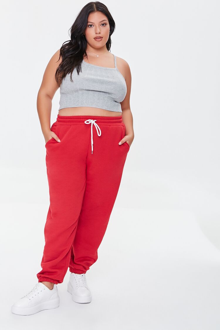 Plus Size Fleece Joggers