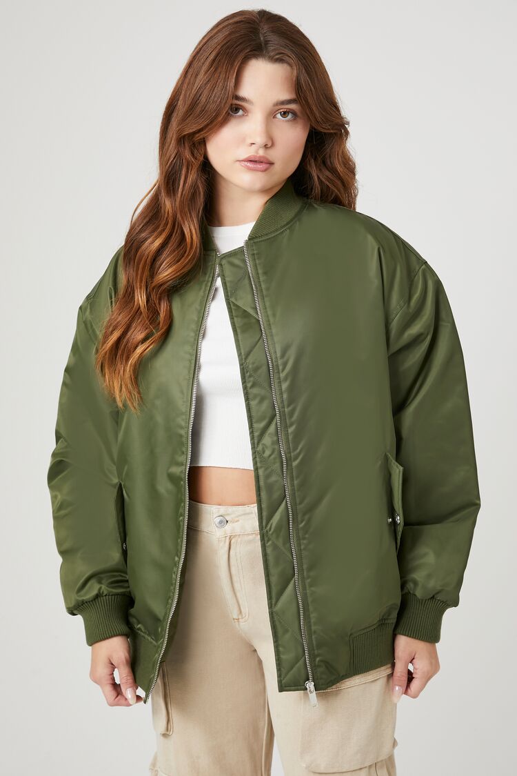 Zip-Up Bomber Jacket