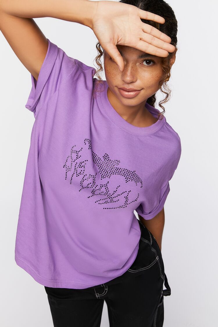 Rhinestone Spooky Graphic Tee