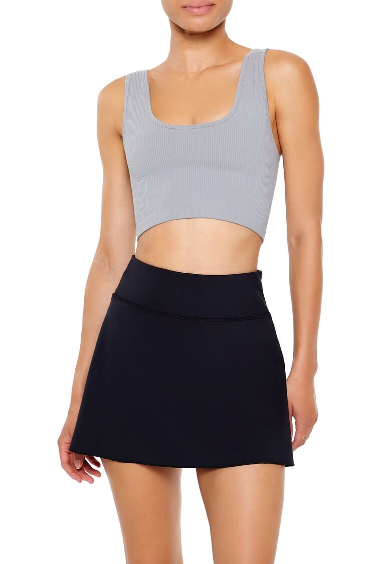 Seamless Square-Neck Sports Bra