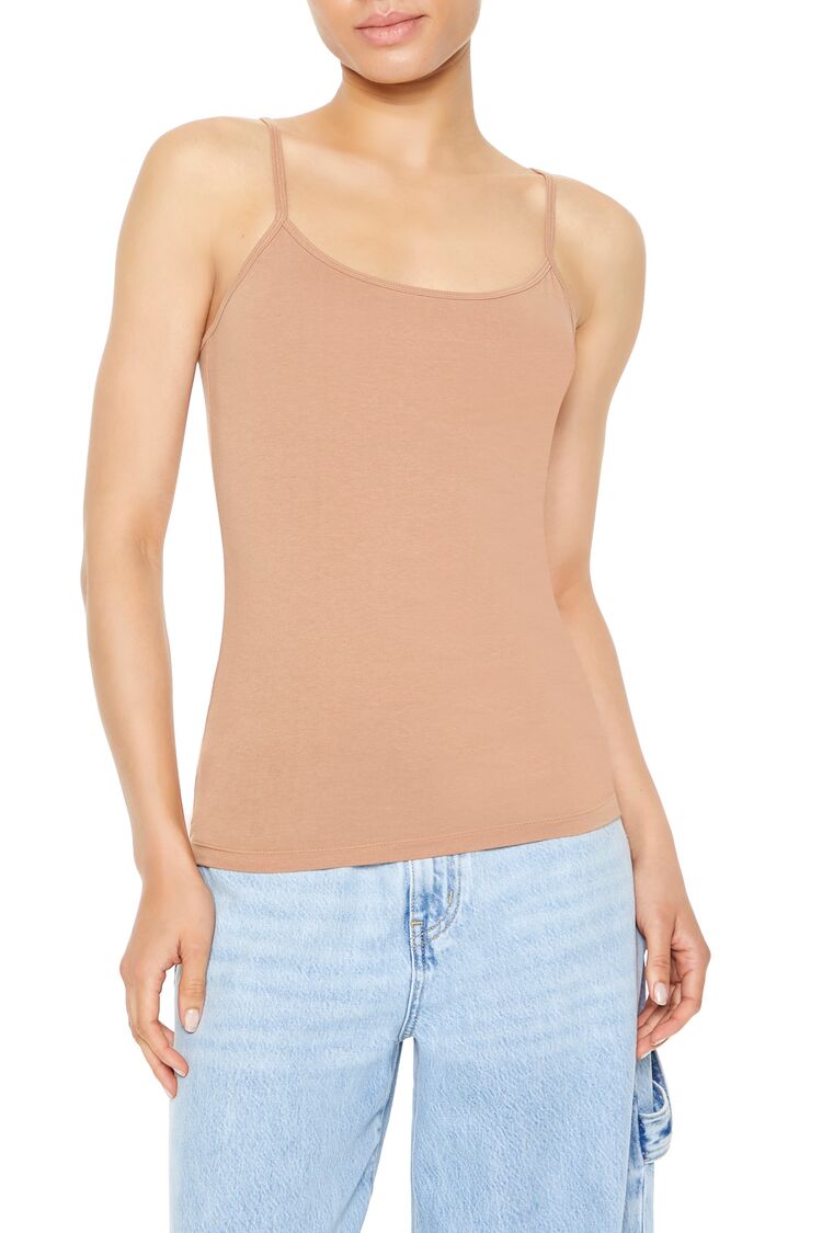 Cotton Scoop Neck Cami