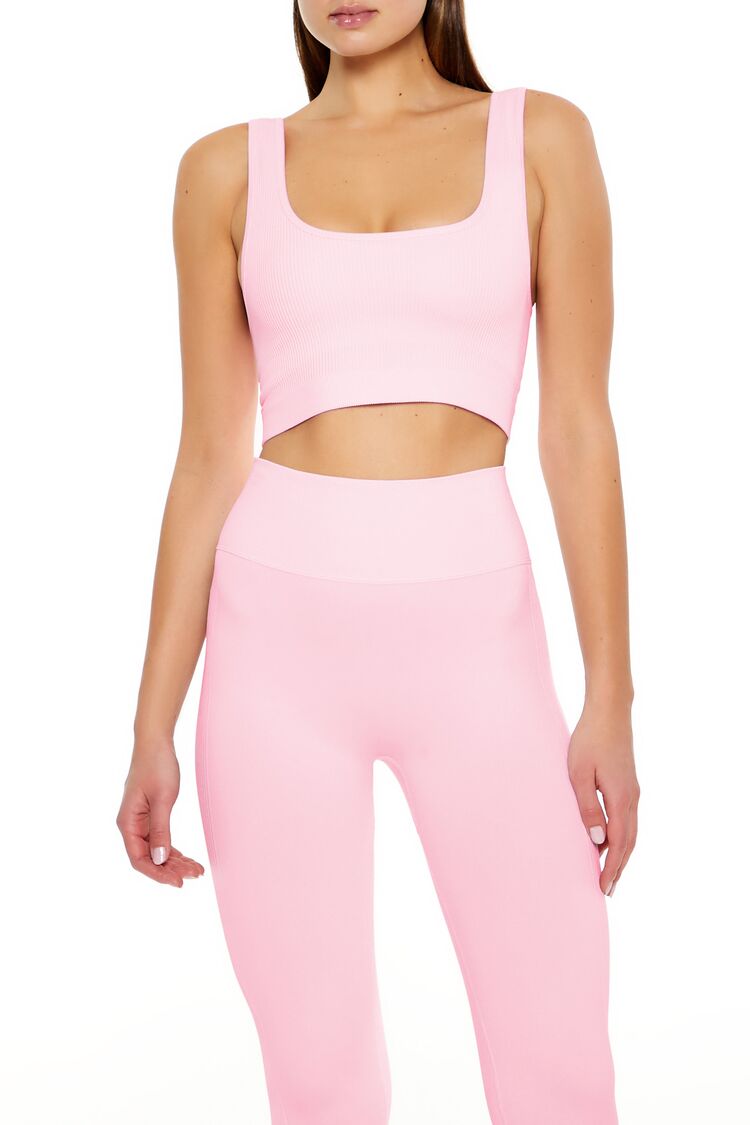 Seamless Square-Neck Sports Bra