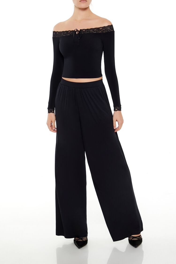 High-Rise Wide-Leg Pants