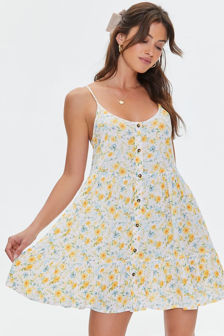 Ditsy Floral Print Cami Dress