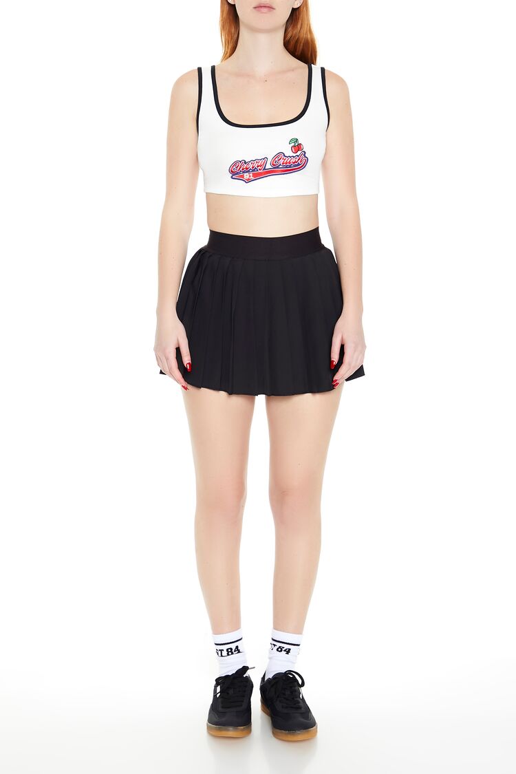 Pleated Mini Skort Forever 21