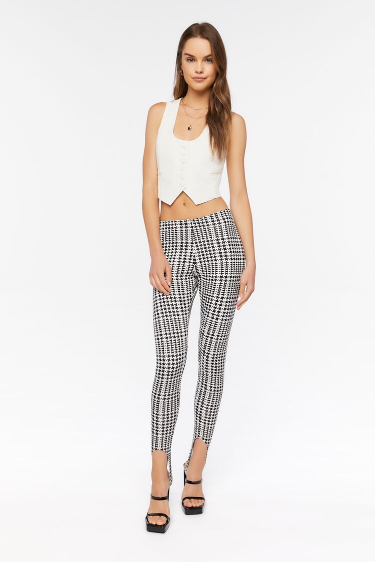 Houndstooth Stirrup Leggings