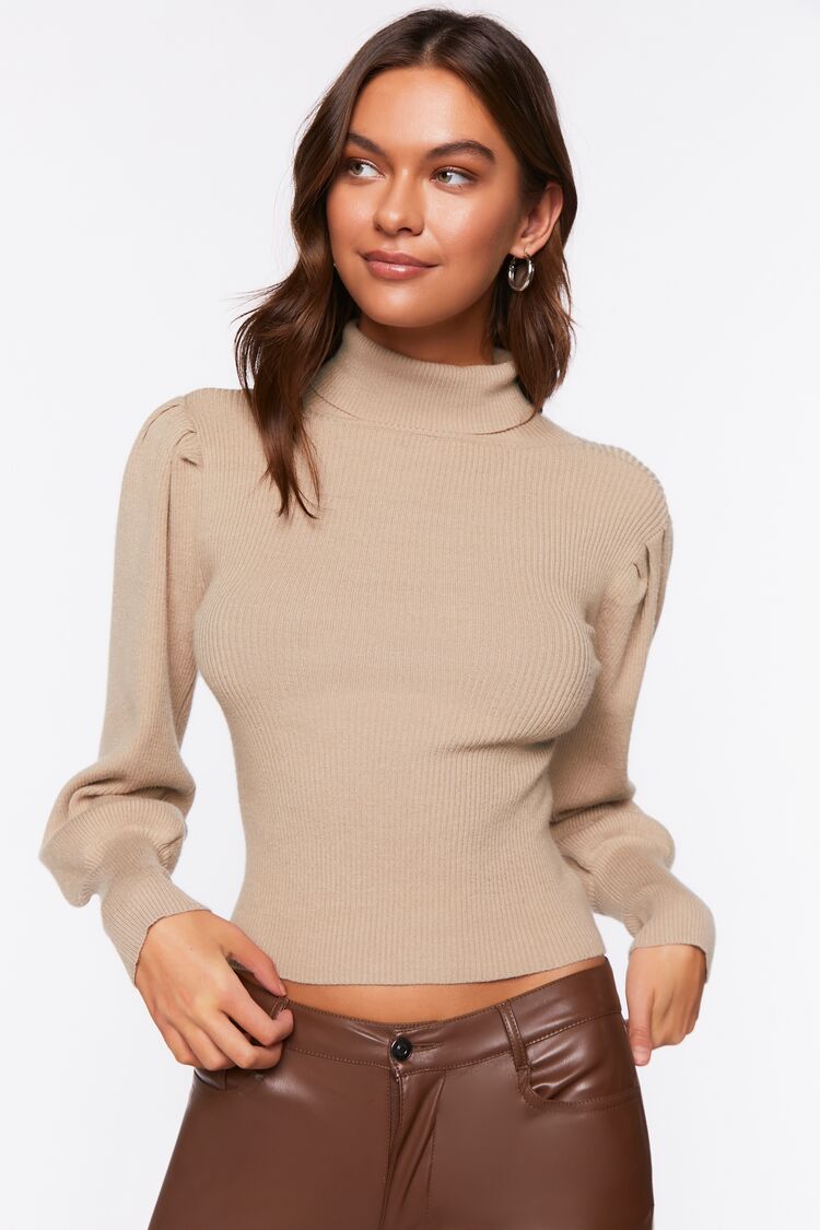 Long-Sleeve Turtleneck Sweater