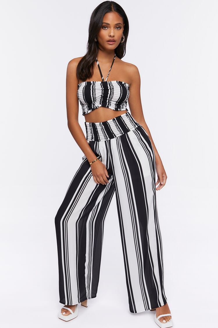 Cropped Halter Top & Pants Set