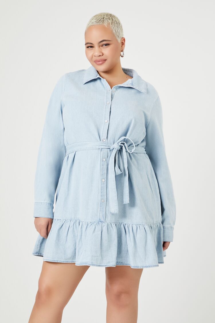 Plus Size Cute Dress, Women's Plus Graphic Print Ruffle Hem Loose Fit Cami  Mini Dress
