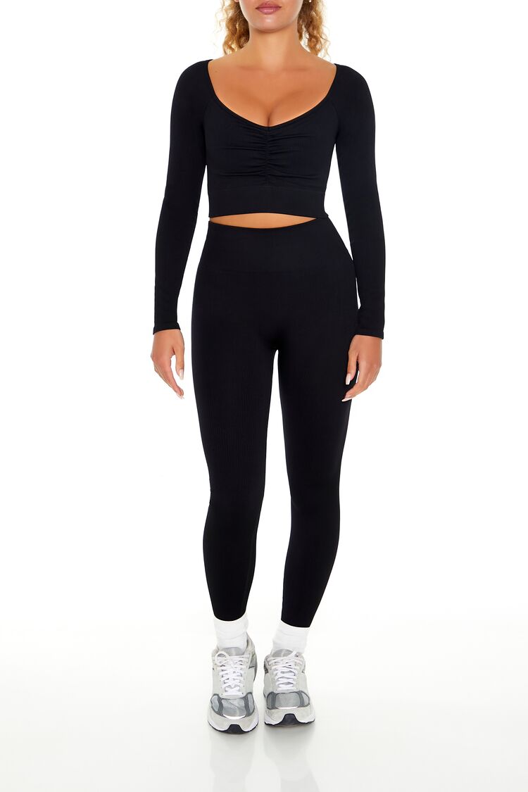 Forever 21 active high waisted leggings best sale