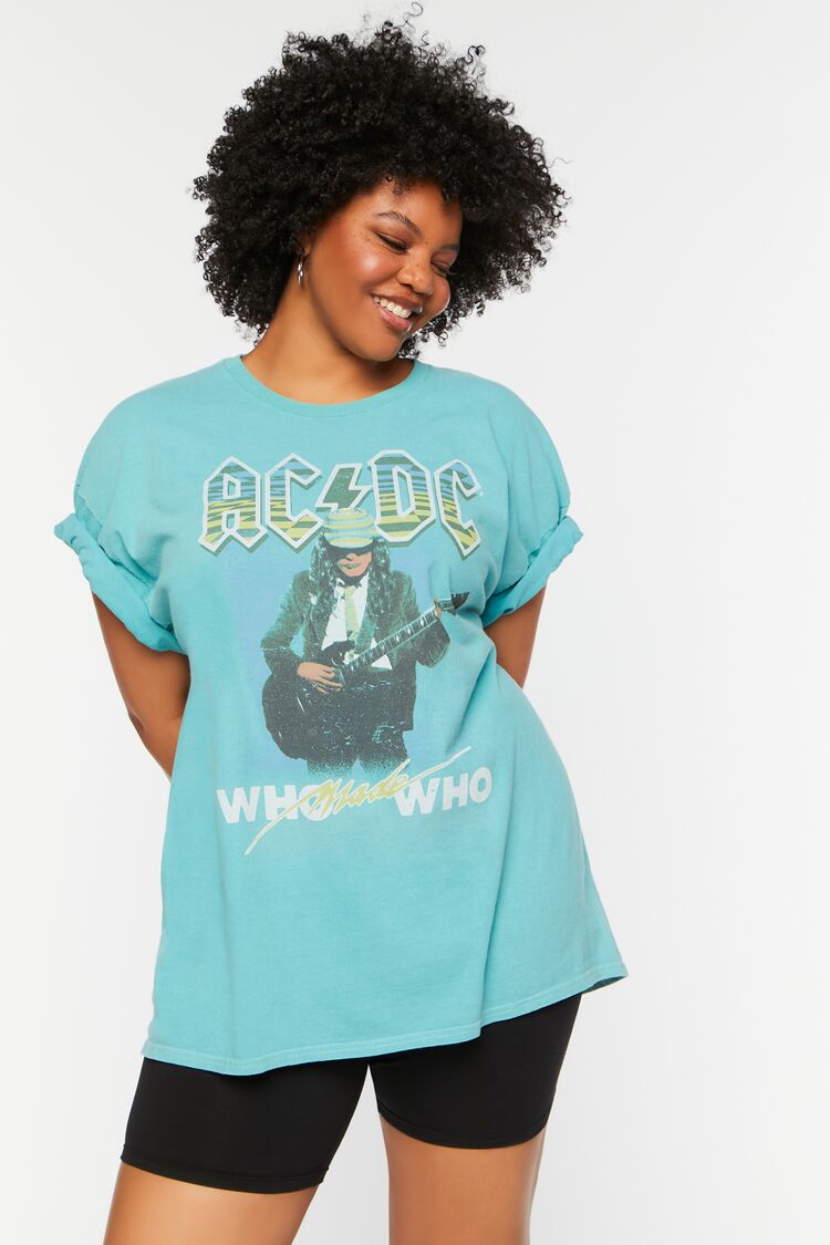 Forever 21 ACDC Graphic Hockey Jersey