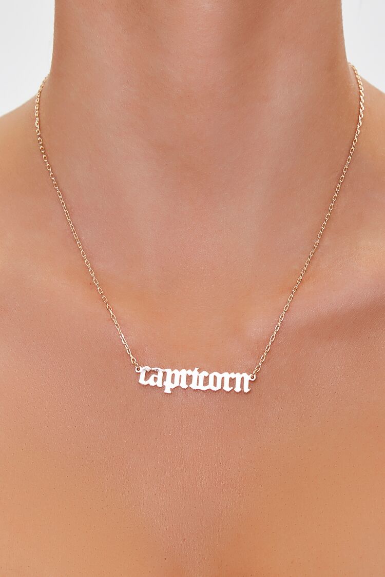 capricorn necklace shein