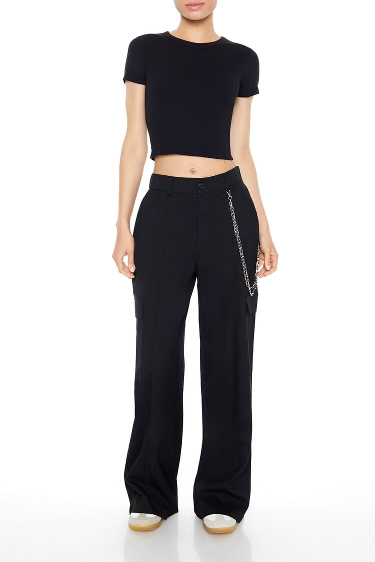 Wallet Chain Cargo Trouser Pants | Forever 21