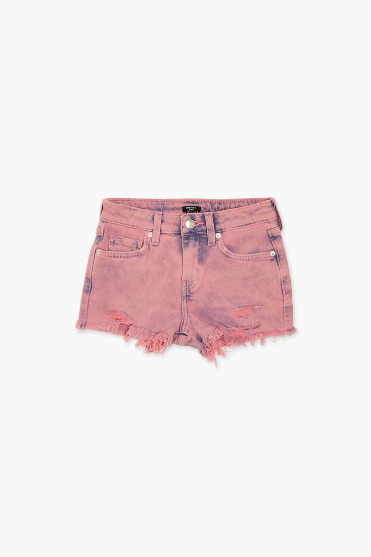 Girls Frayed Denim Shorts (Kids)