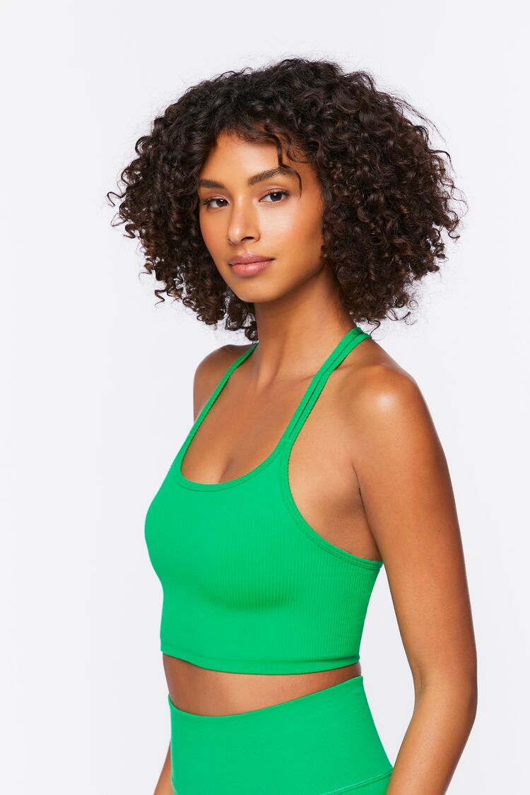 green strappy bra