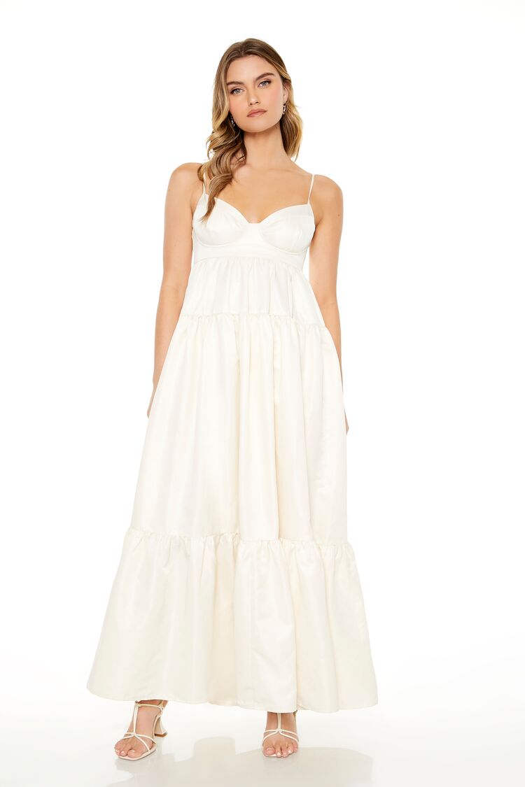 All white dress forever 21 best sale