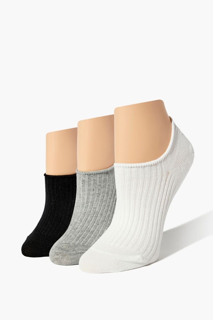 Ribbed Ankle Sock Set - 3 Pack