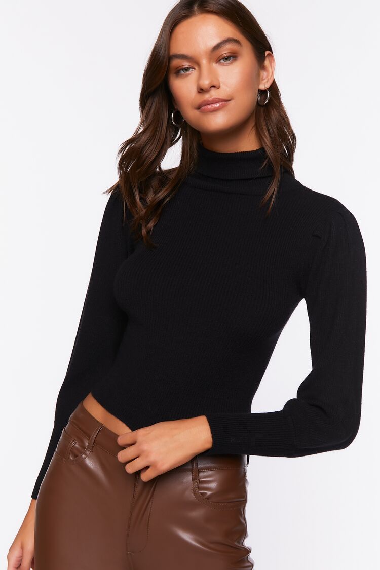 Long-Sleeve Turtleneck Sweater