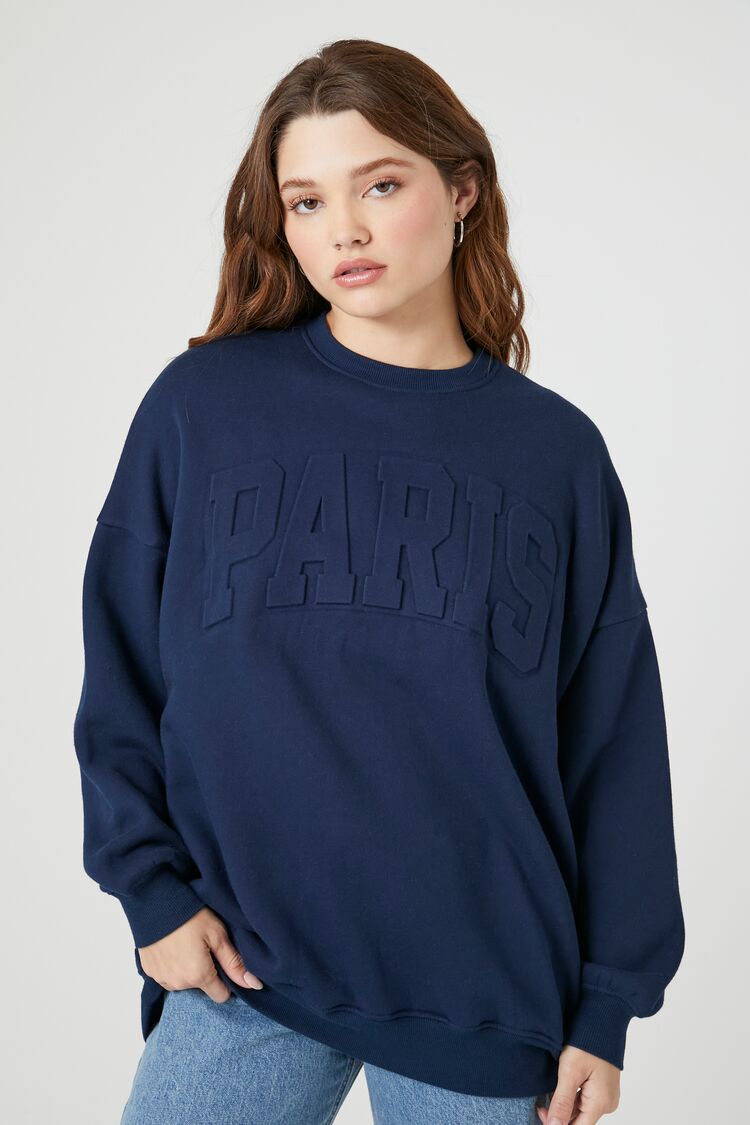 Forever 21 Women's Mont-Blanc Paris Graphic Pullover