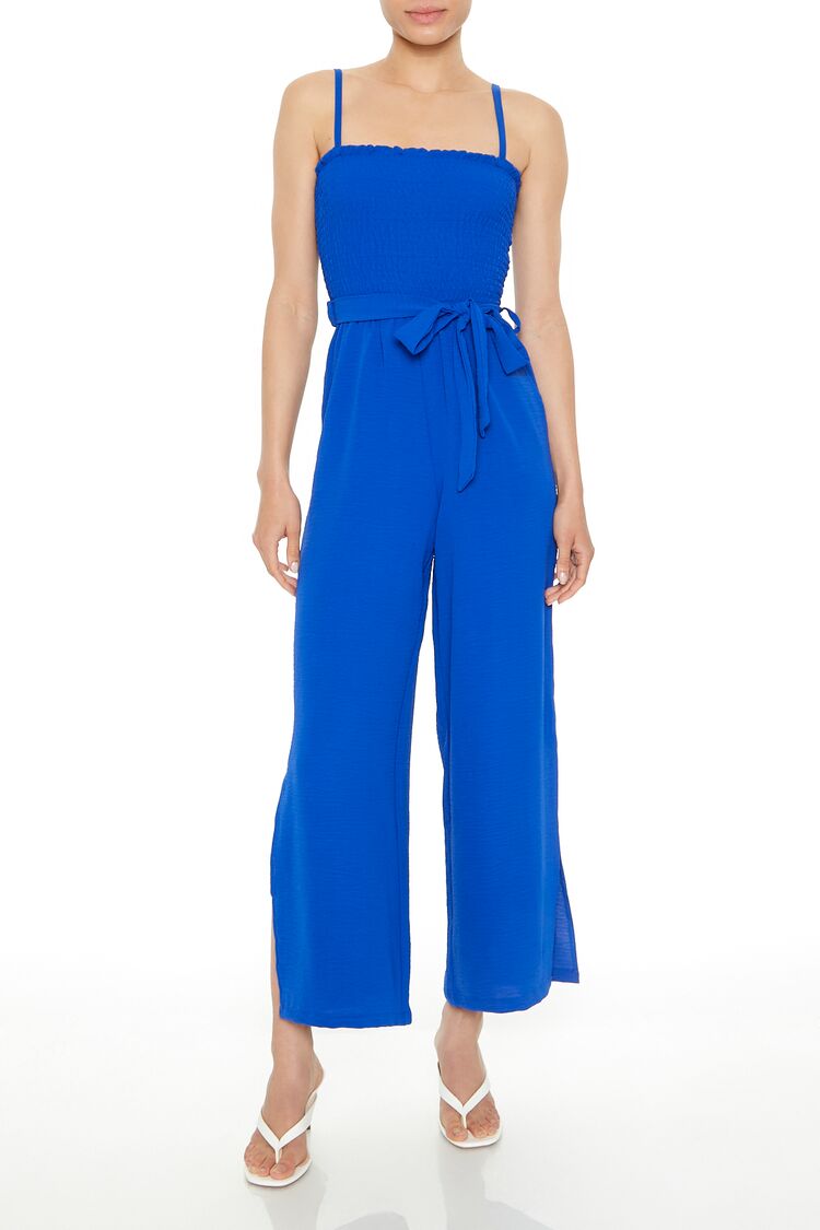 Smocked Wide-Leg Cami Jumpsuit | Forever 21