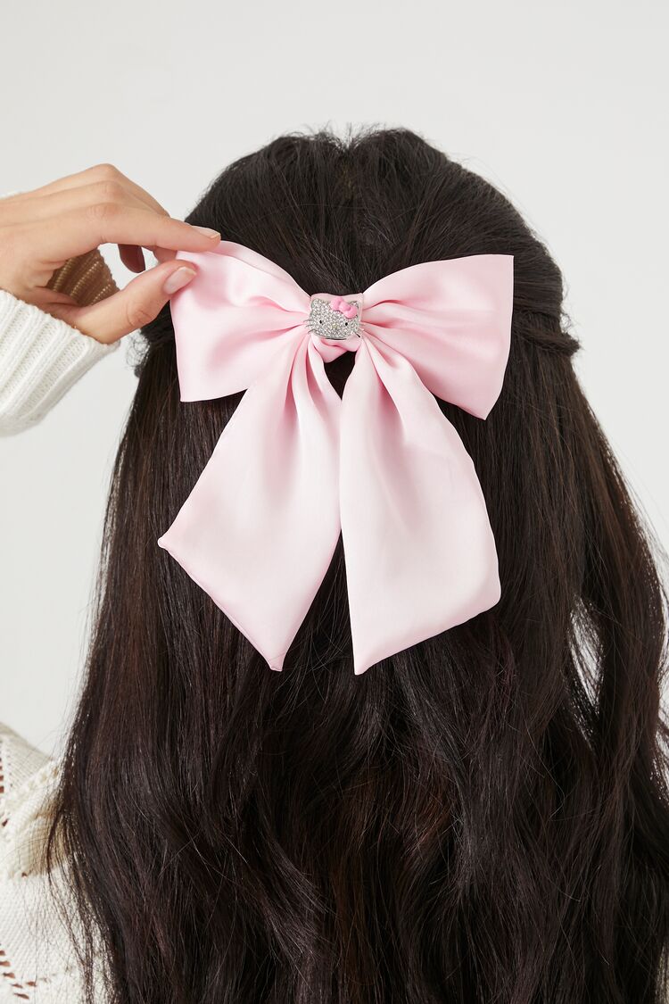 Rhinestone Hello Kitty Bow Hair Barrette | Forever 21