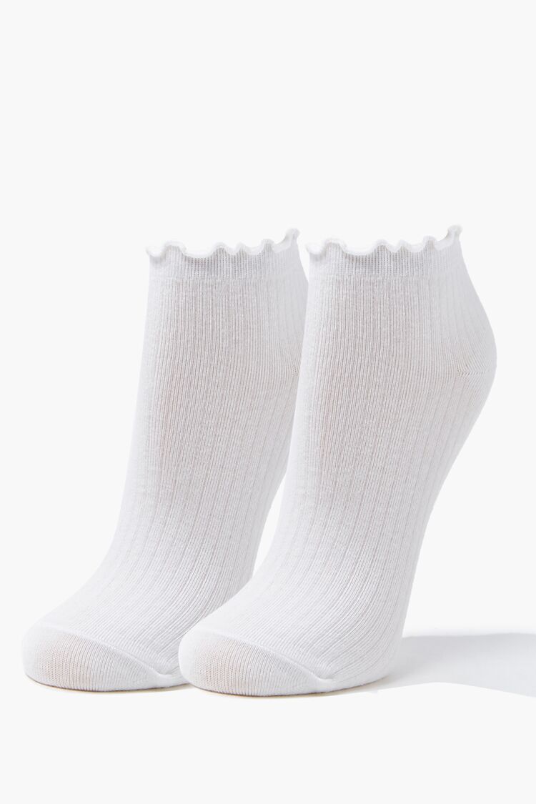 Lettuce-Edge Ankle Socks