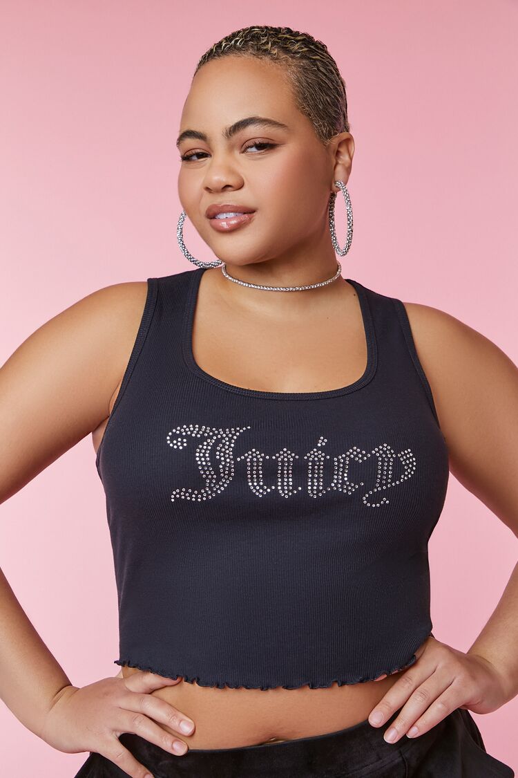 Forever 21 Women's Juicy Couture Tank Bodysuit in Black Small - ShopStyle  Tops