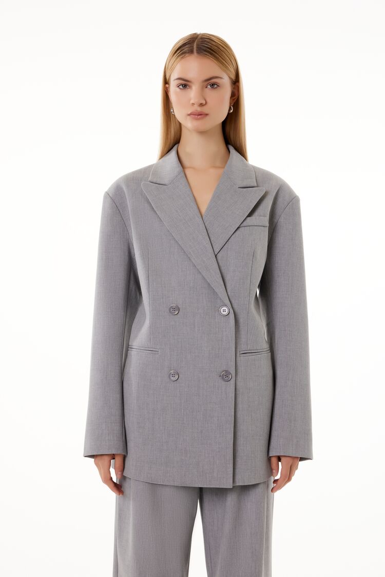 Barneys New York Double-Breasted Blazer