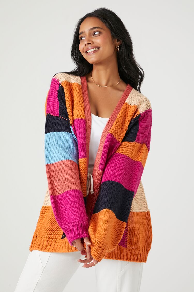 Colorblock Cardigan Sweater | Forever 21