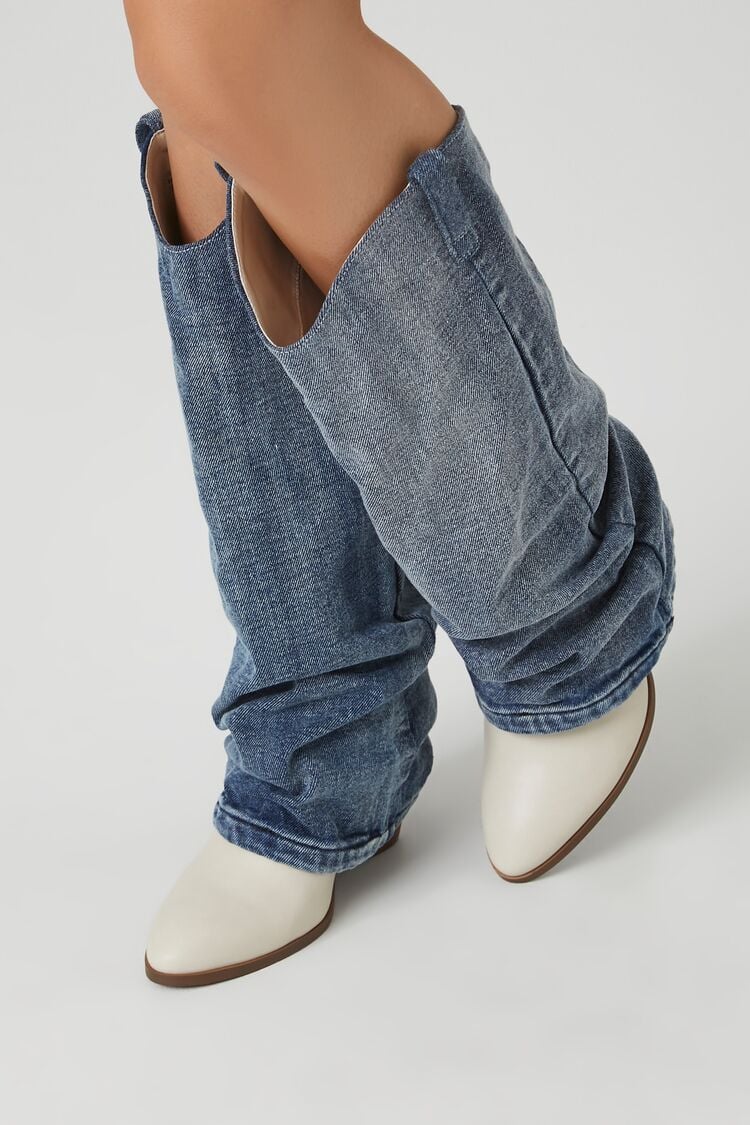 Forever 21 sale denim boots