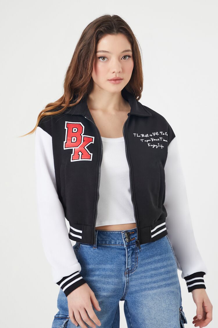 Varsity Letterman Bomber Jacket