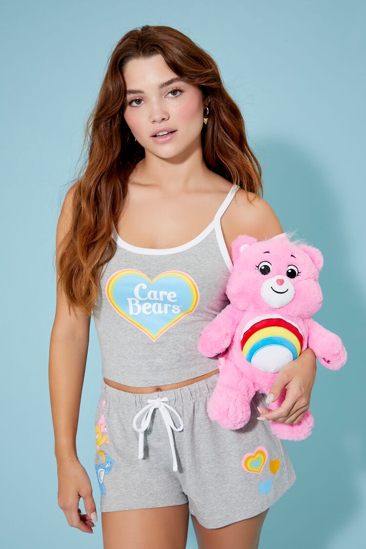 Mesh Heart Cami & Shorts Pajama Set