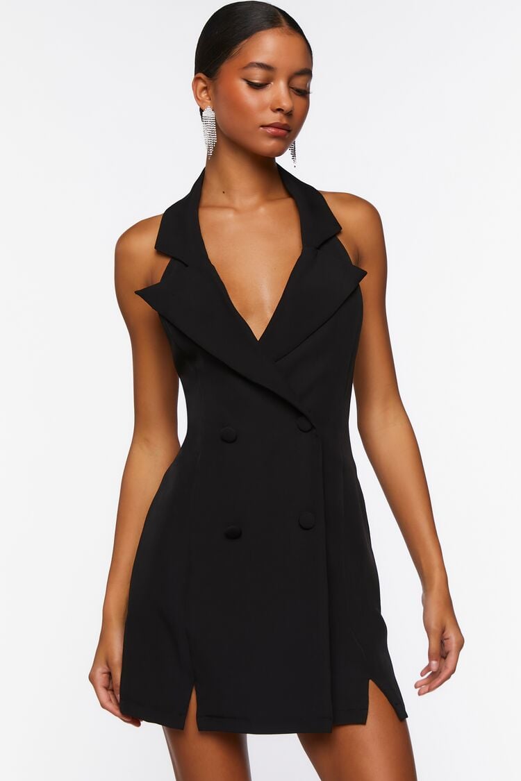 Sleeveless Blazer Mini Dress