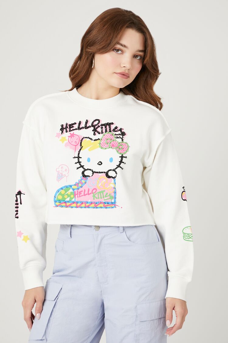 Hello Kitty Studded Graphic Pullover