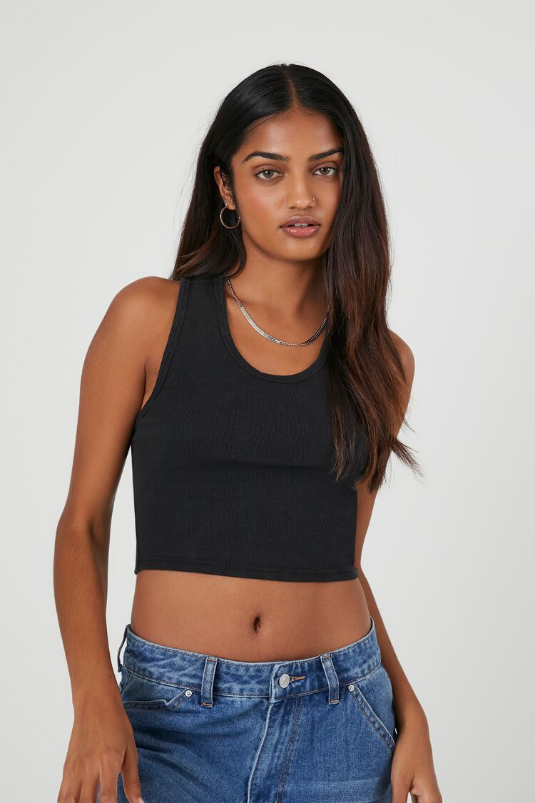 Crisscross Cropped Tank Top