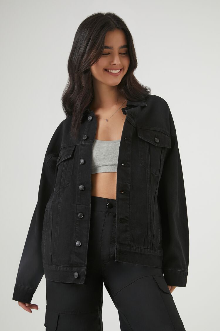 Oversized Denim Trucker Jacket | Forever 21