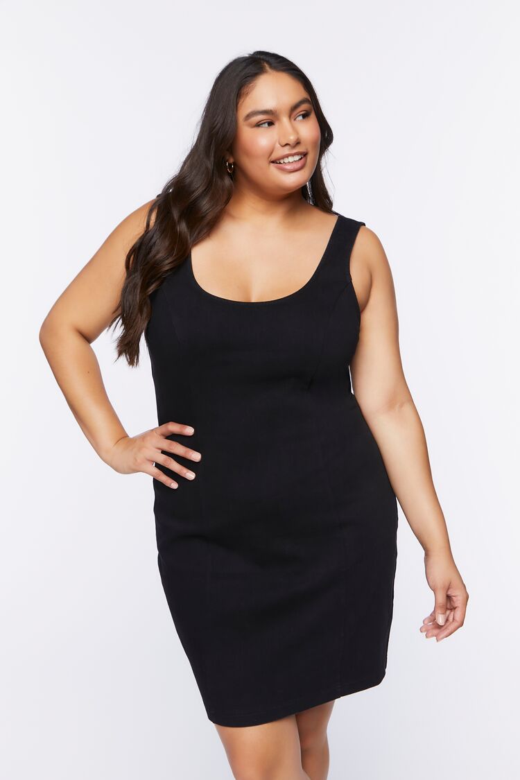 Plus Size Bodycon Mini Dress 8140