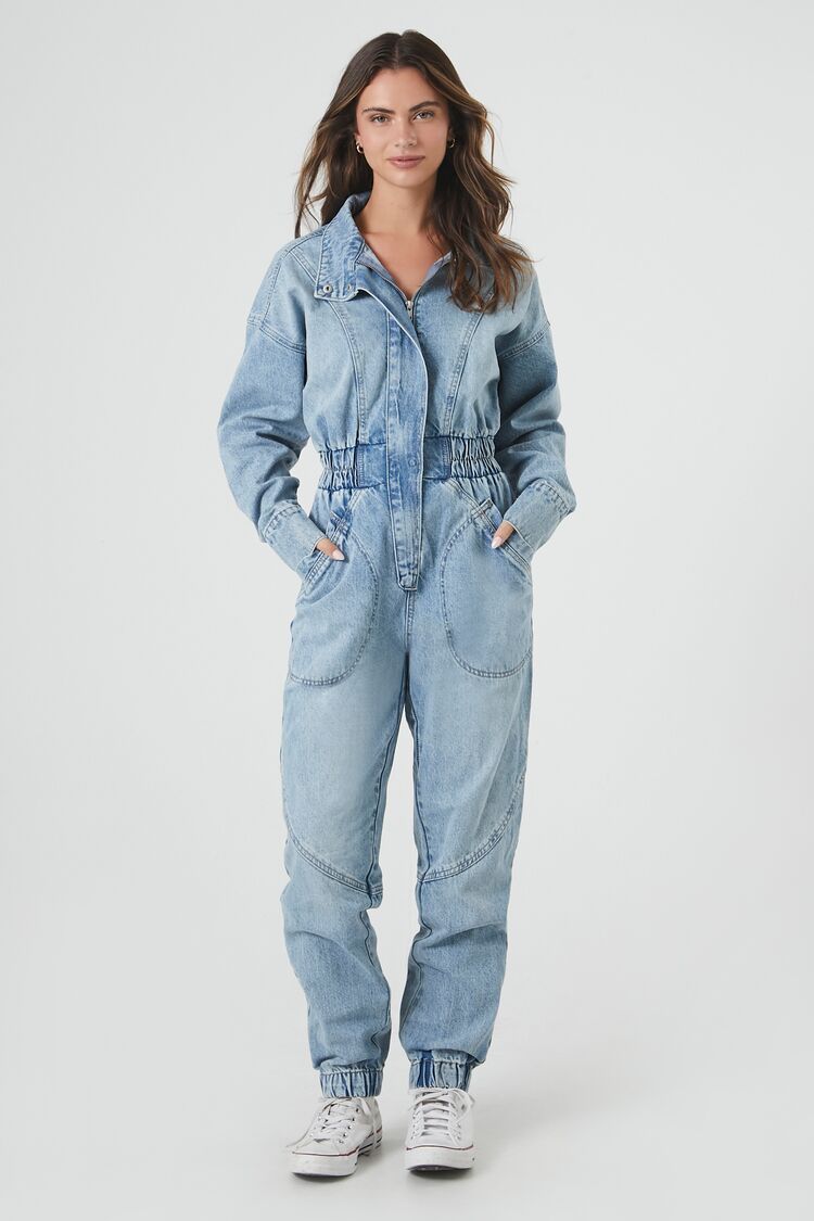 Forever 21 denim romper on sale