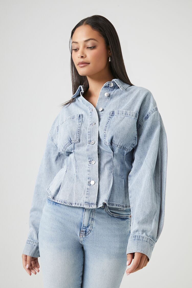 Denim shirt forever 21 hotsell