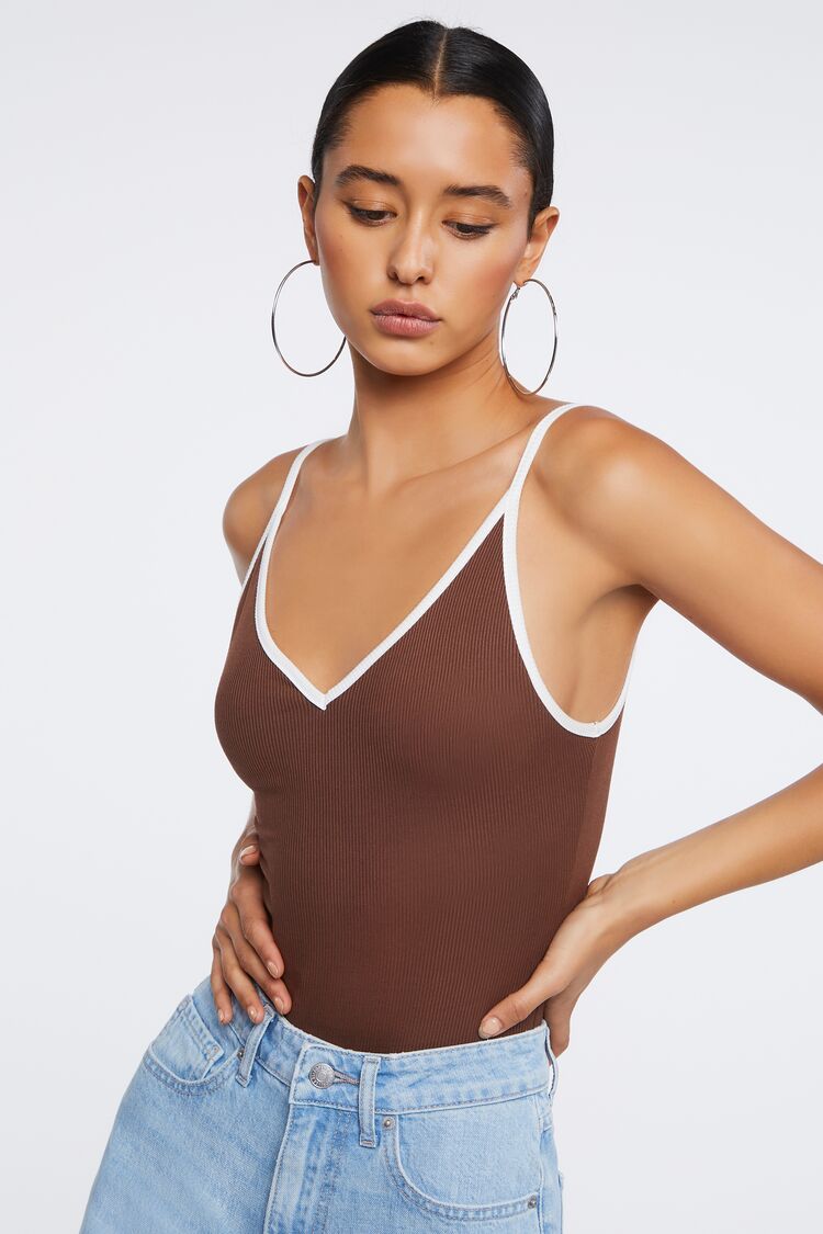 forever 21 ribbed bodysuit