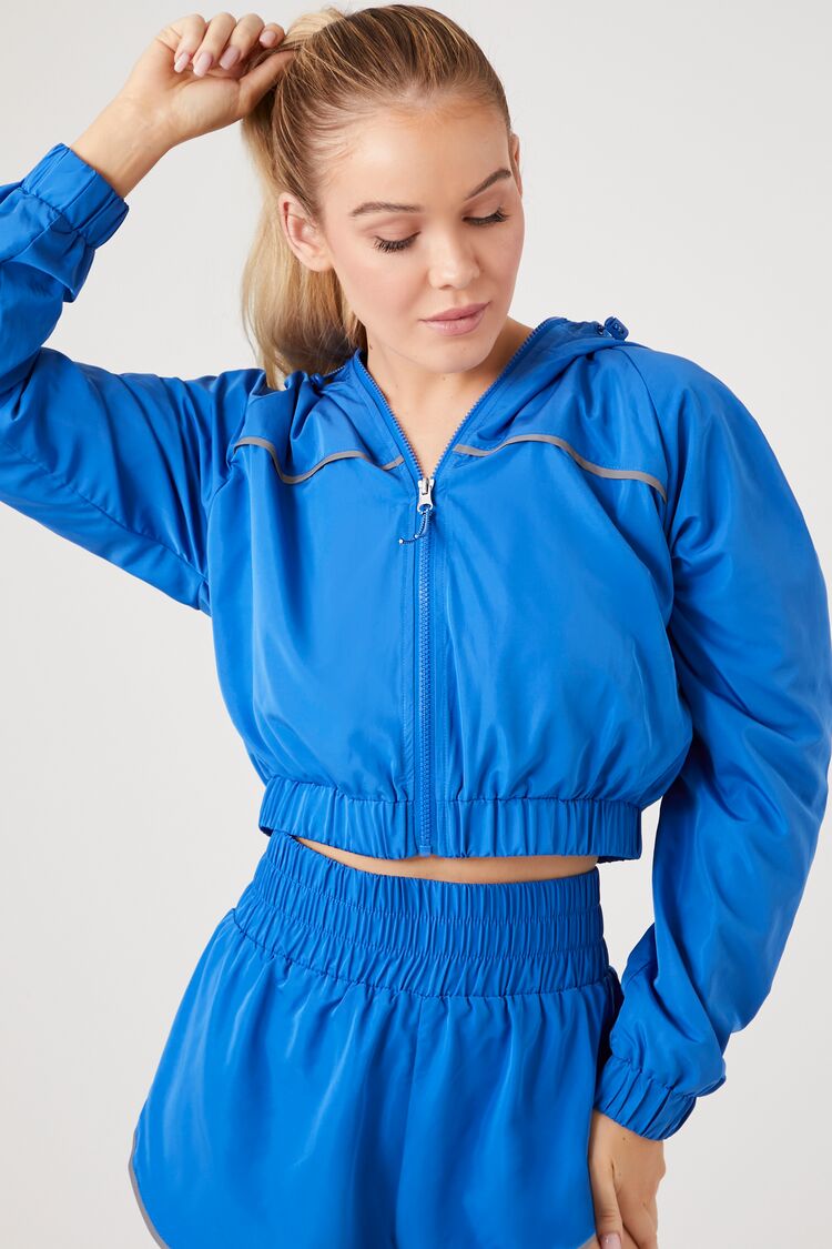 Active Cropped Windbreaker Jacket