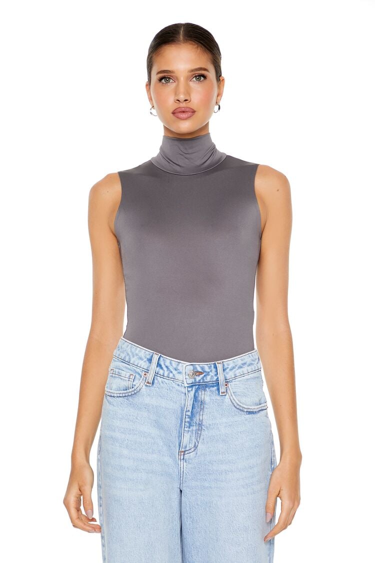 Contour Sculpt Turtleneck Bodysuit