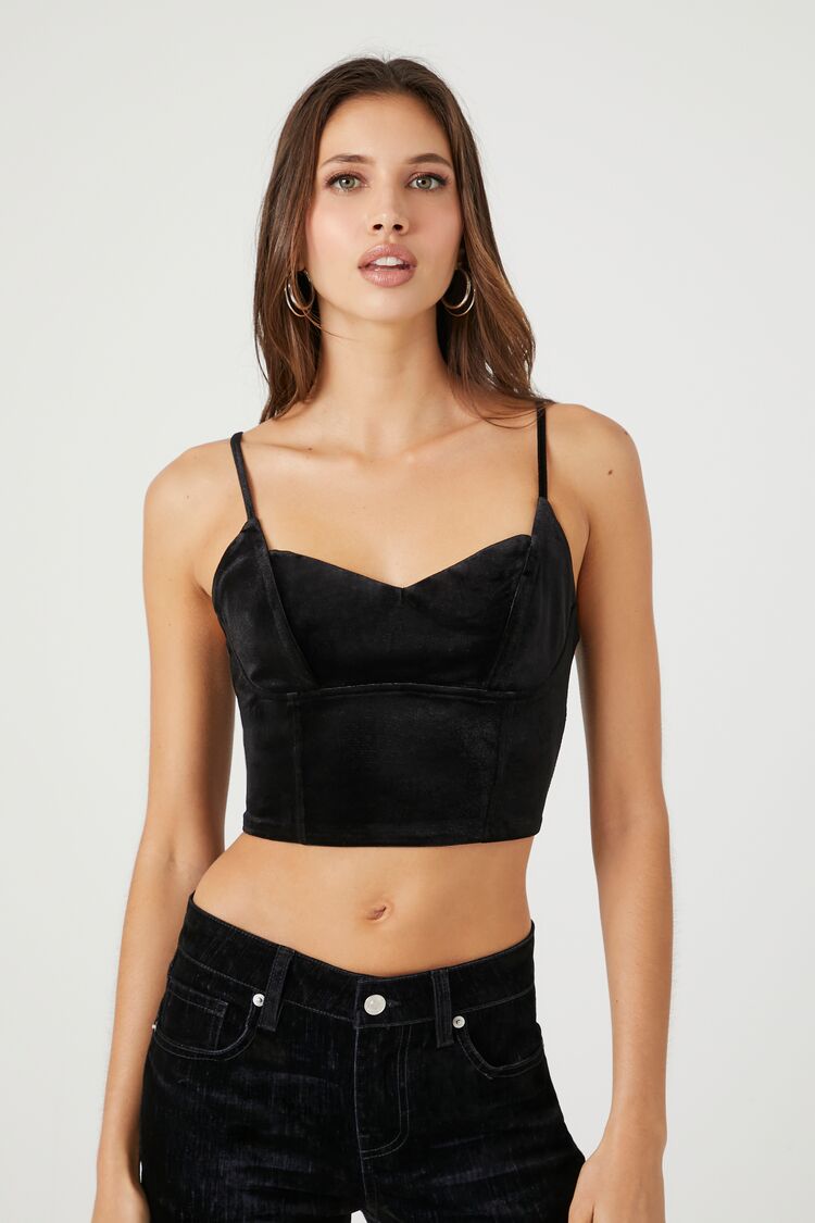 Velvet Corset Cami