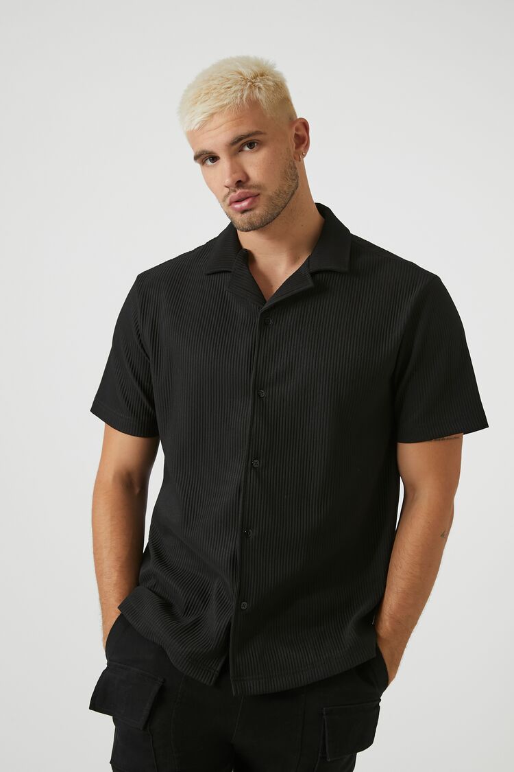 Textured Short-Sleeve Shirt