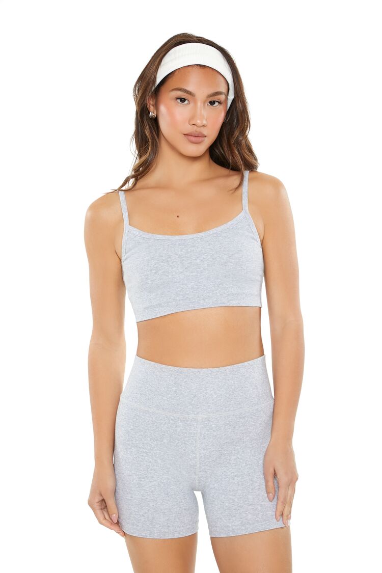 Seamless Heathered Sports Bra