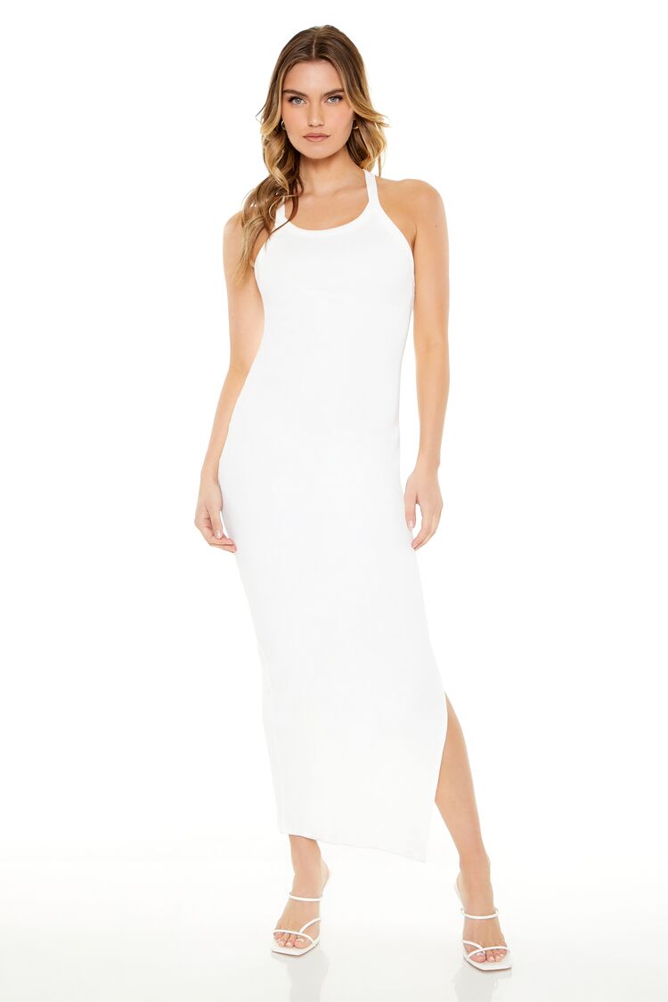 Ribbed Racerback Maxi Dress