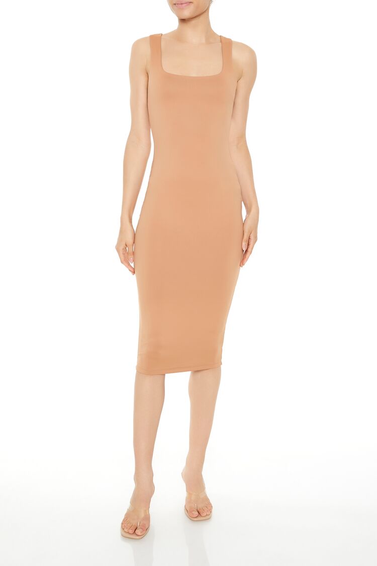 Contour Sculpt Tank Midi Dress