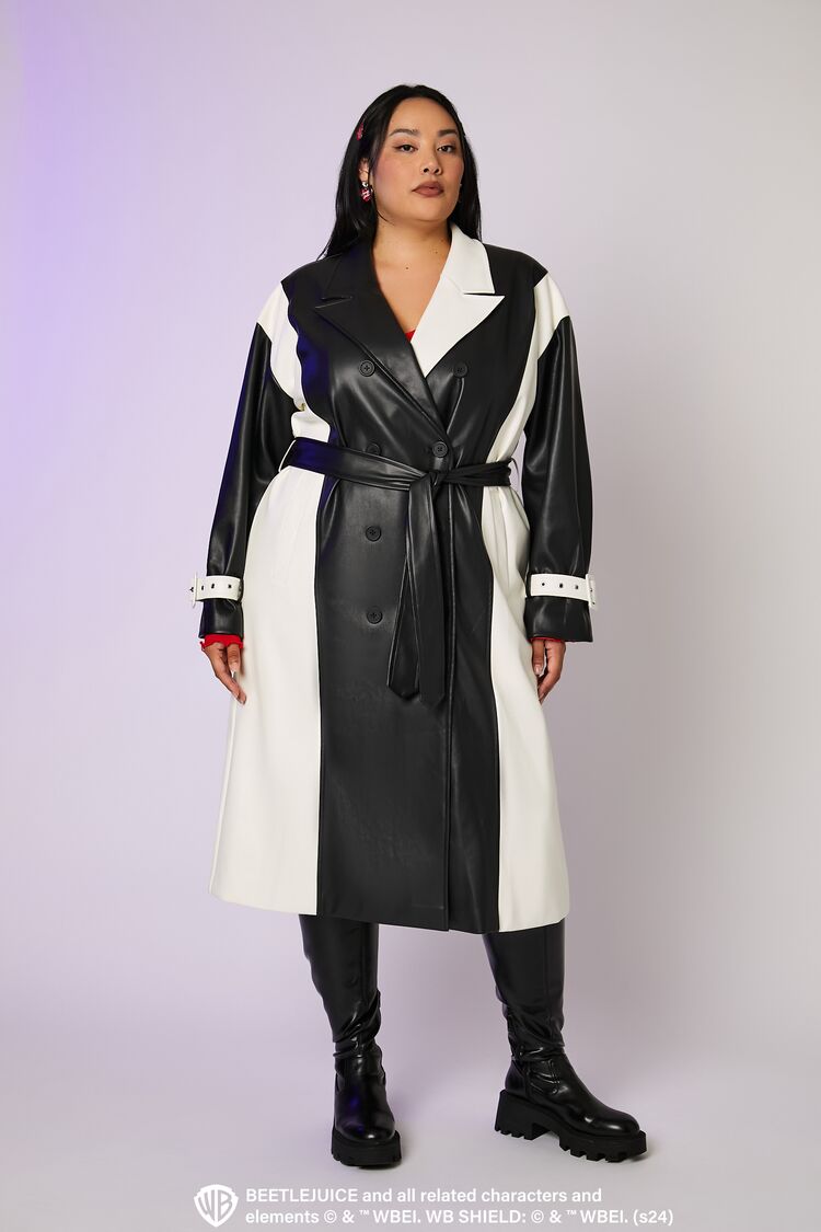 Plus Size Beetlejuice Beetlejuice Trench Coat Forever 21